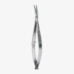 Westcott Iridectomy Scissors Curved Semi Bl/Bl