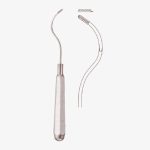 Kistlre Anthelix Cartilage File for Auricular Plastic 16cm, Left Curved
