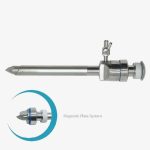 Reusable, Magnetic Plain Trocar, 10.5mm x 95mm